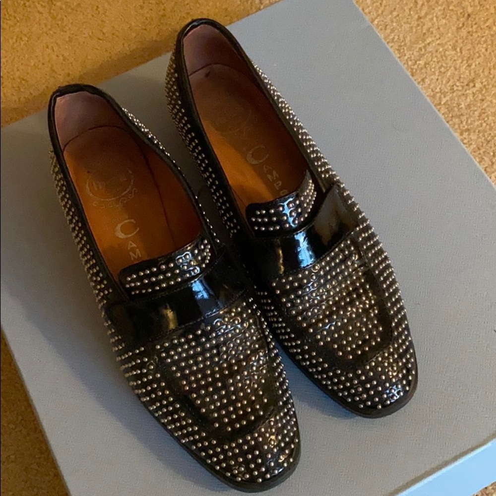 JEFFERY CAMPBELL STUDDED LOAFERS- SIZE 6
